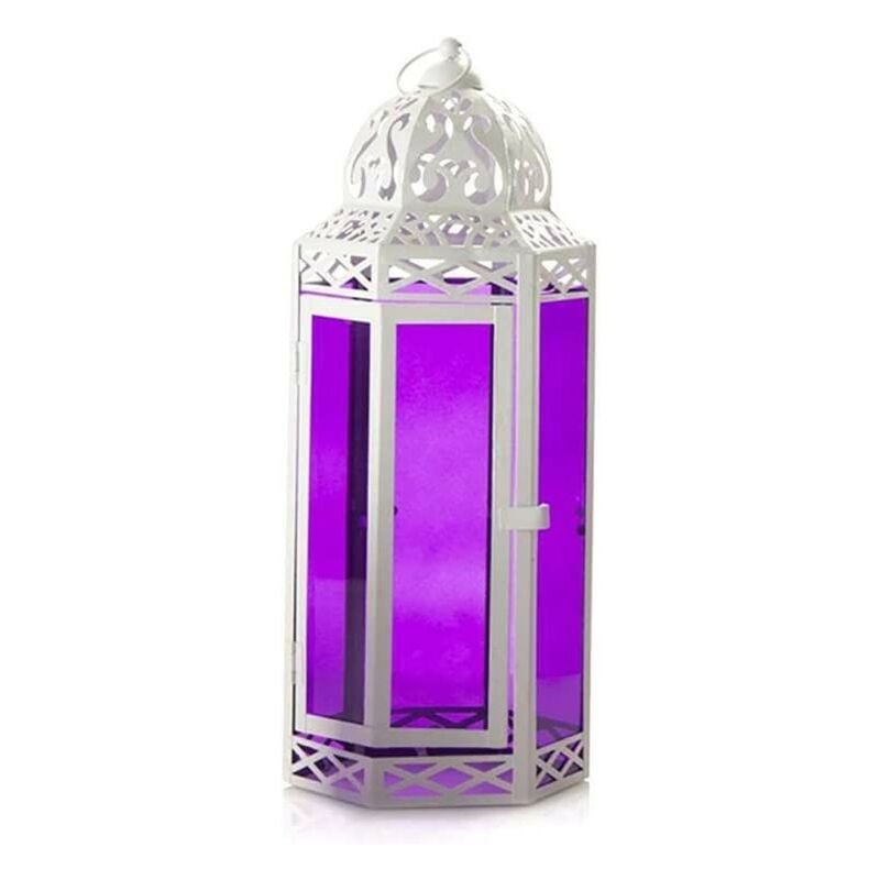 FAROL MORADO DECORACION 33X14,5