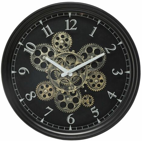 Reloj Pared Industrial Mecanismo - Lágrima Negra Home - Reloj decorativo  con mecanismo