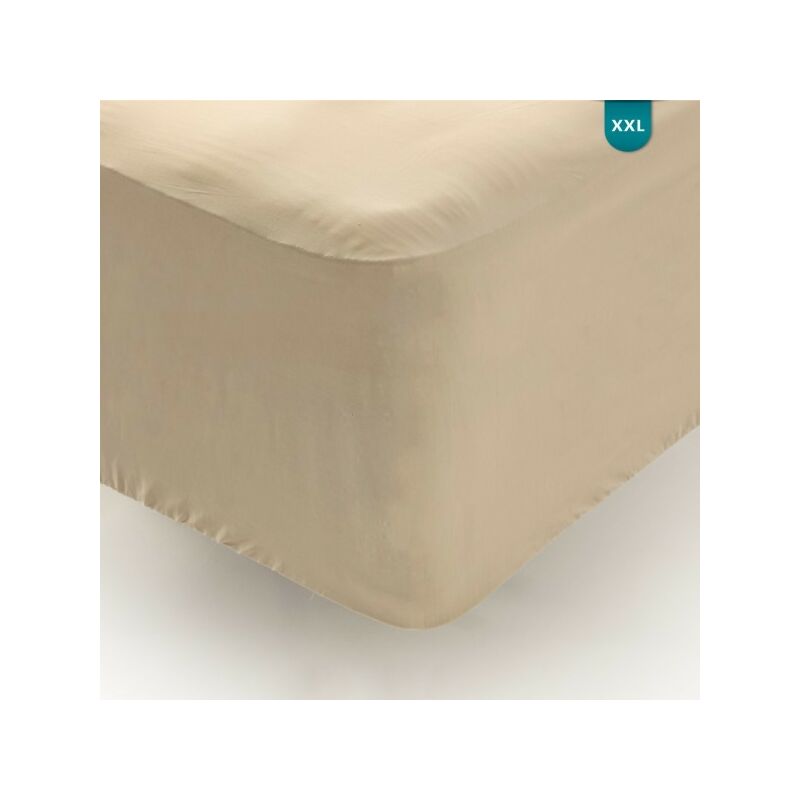 Don – Sabana bajera alto especial 100 beige 180 hilos para cama 8090 cm. hasta 34cm. planchad descanso–sabana ajustable max 34cmbeige 30º 8090beig