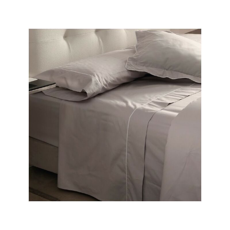 Don Descanso - Sábana Encimera Algodón 100% Gris 180 Hilos. Fácil Planchado y Lavable (30º). (Disponible Varios Tamaños) cama 80/90Gris