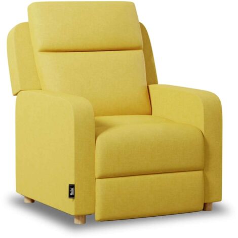 Nalui Sillón Relax Amarillo One Fabric Reclinable