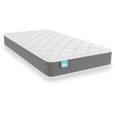 Nalui Colchón Cuna 57x117x12cm Gris Oscuro Baby One ±12cm Certificado Oeko-Tex® Hecho en España