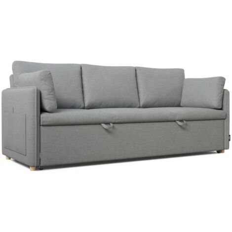 Nalui Sofá Cama Gris Nest 3 3 plazas (211x86x88cm)
