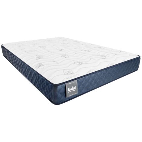 Nalui Colchón Viscoelástico 135x190x21cm Azul Mulhacén DualSense Multicapa,Núcleo GravityFoam, Firmeza Alta, Reversible, Transpirable. Hecho en España (1/5)