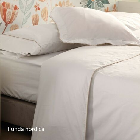 Vipalia - Funda Nordica cama 180 / 200 Lisa. Funda Edredon Cama 180 100%  Algodon Suave. Funda