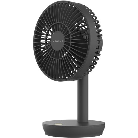 Proficare VL 3062 M Ventilador de Mesa Metálico Silencioso, 25 cm , 3  velocidades, Oscilante, Retro Diseño