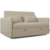 Nalui Sofá Cama Beige Nest 2 2 plazas (139x100x80cm)