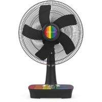 Newlux Ventilador de Sobremesa Arcoiris Desk W500 5 Aspas (Ø 40cm)