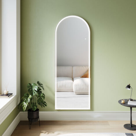 ELEGANT Arch Freestanding Mirrors with Memory Function 3 Colors of Light Modes, Wall Hanging or Vertica Mirror with Smart Touch Switch with Dimmable, 1600 x 600 x 35mm (1/5)