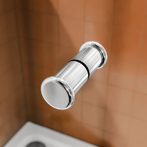 ELEGANT Bifold Shower Enclosure Reversible Folding Glass Shower Space Saving Shower Door 800mm