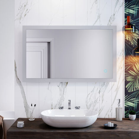 ELEGANT 1000 X 600 Mm Illuminated LED Bathroom Mirror Wall Mirror ...