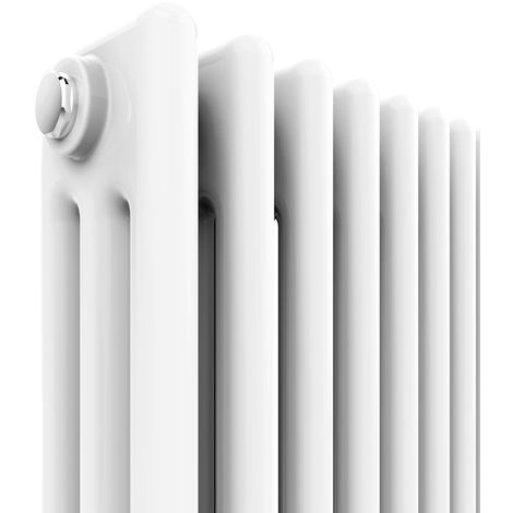 ELEGANT Traditional Radiator 1800 x 560 mm Rads White Cast Iron Triple ...