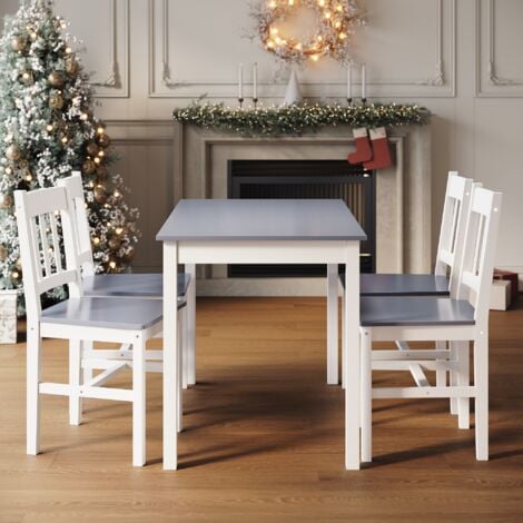 Solid wood dining chairs deals set of 4