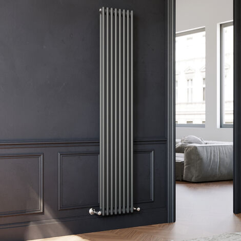 ELEGANT 1800 x 380 mm Vertical Radiator Double Column Traditional ...