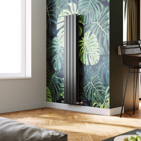ELEGANT 1600 x 300mm Anthracite Designer Radiator Vertical Flat Panel Double Panel Radiator (1/5)