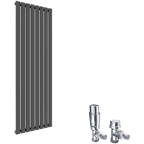 Chain Wall Radiator ELEGANT 1800x608mm Vertical Designer Single Flat Panel Column Radiator ...