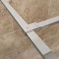 ELEGANT Walk in Shower Enclosure Wetroom Shower Glass Panel with 1400 x 900mm with Stone Tray
