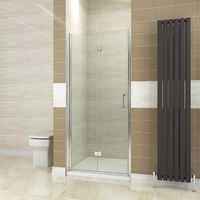 ELEGANT 900mm Bifold Shower Door Glass Shower Enclosure Reversible Folding Shower Door