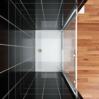 ELEGANT 1200mm Sliding Shower Cubicle Enclusure Door Modern Bathroom screen glass