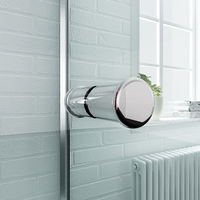 ELEGANT 1000 x 800 mm Bifold Shower Enclosure Glass Bathroom Screen Door Cubicle Panel