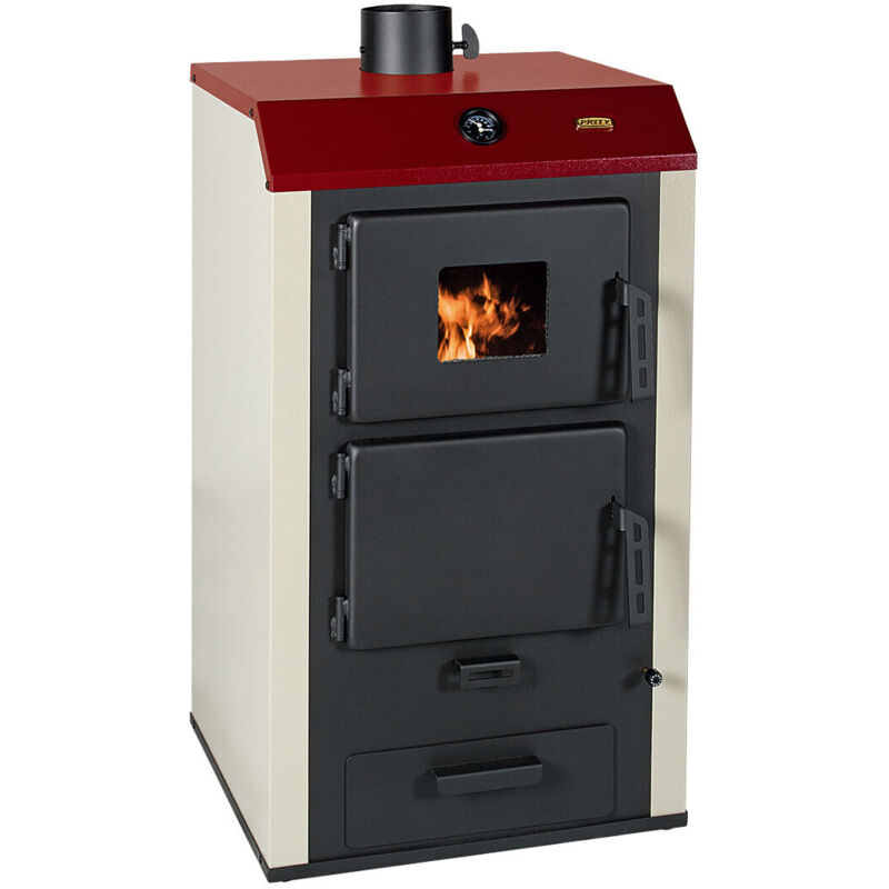 Estufa de combustible sólido con caldera - 21.2 kw - Prity NS20