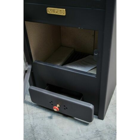 Estufa de leña con horno, 8.4 kw de potencia de calentamiento, tapa fundida, modelo "Kupro Lux Oven Cast"