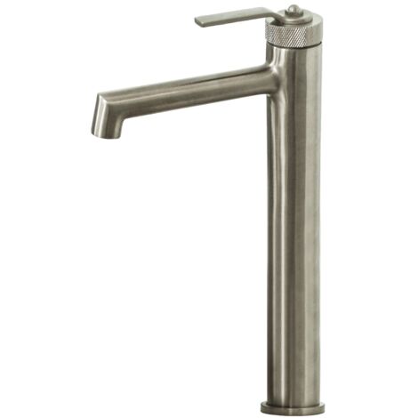Essebagno Mitigeur lavabo haut Molette façon inox