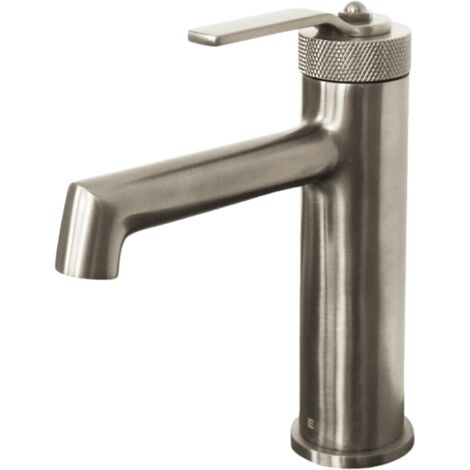 Essebagno Mitigeur lavabo bas Molette façon inox