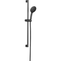 Essebagno Ensemble barre de douche 3 pièces Luisa gris gun métal