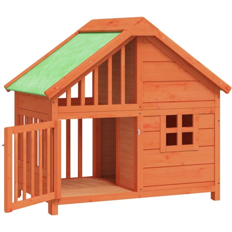 AqpetFriends Suite Cuccia in Legno con Tenda Termica