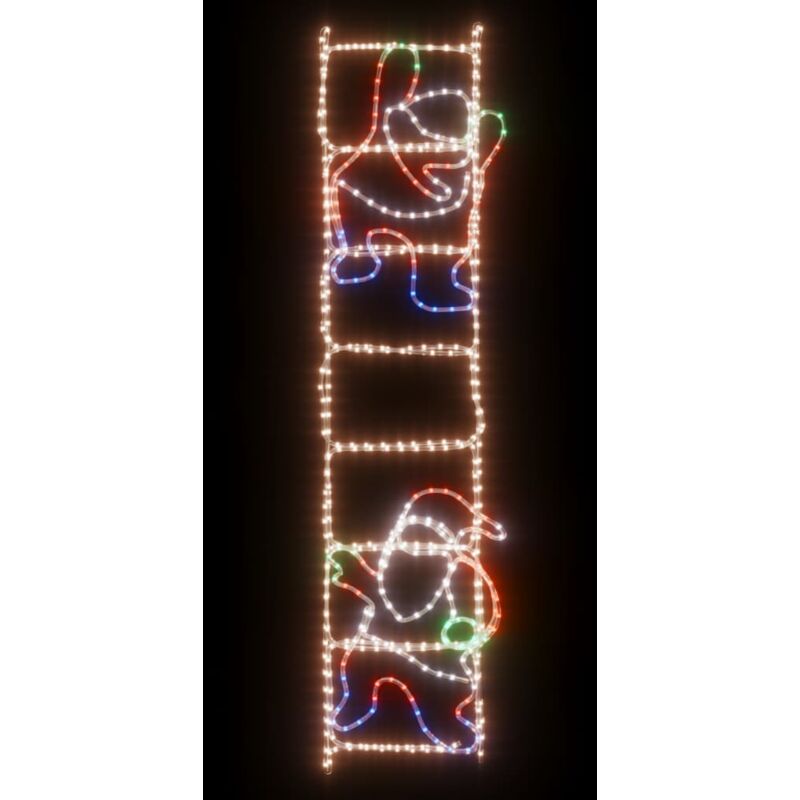 Babbo Natale Infinity Mirror con base, 74 cm, led multicolor - IFM