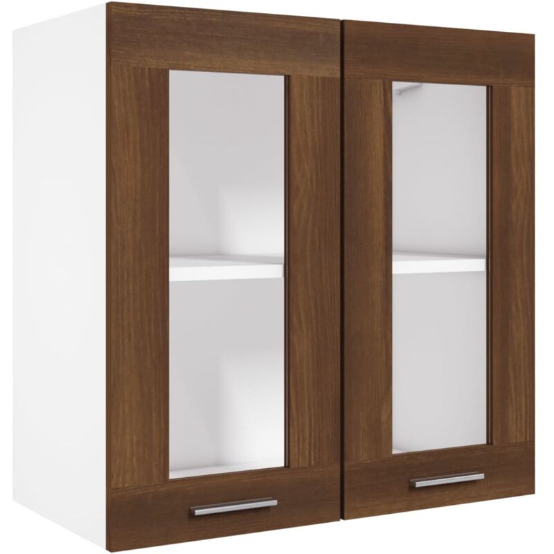 VidaXL Mobile pensile rovere fumo 60x31x60 cm in legno ingegnerizzato Pensili  da cucina 