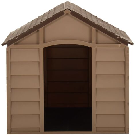 vidaXL Cuccia per Cani Marrone 71x71,5x68 cm in PP