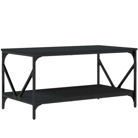 Tavolino Basso Da Caffè - Tavolino Da Salotto Rovere Fumo 115x60x31 Cm Legno Multistrato Bv691604 Bonnevie 67959046