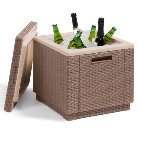 Keter Cubo Refrigeratore Ice Cube Cappuccino 223761