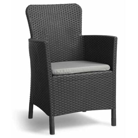 Keter Set Mobili da Balcone Miami 5 pz Grafite 223815