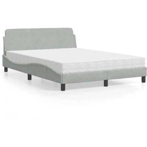 Letto per adulti | Letto singolo | Letto da Giorno Grigio Chiaro 90x190