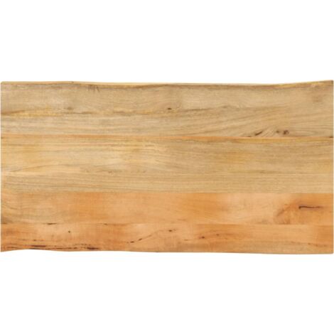 VidaXL Tavolo In Legno Di Recupero - Piano Tavolo Rettangolare 60x120 Cm 25 27 Mm Legno Di Recupero 93538123