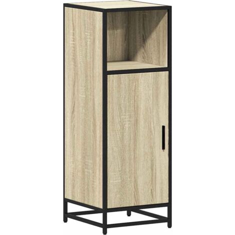 Armadietto A Muro In Legno Multistrato Rovere Sonoma - 60x31x60 Cm, Montaggio A Parete, Per Bagno, Ingresso O Cucina, Richiede Assemblaggio