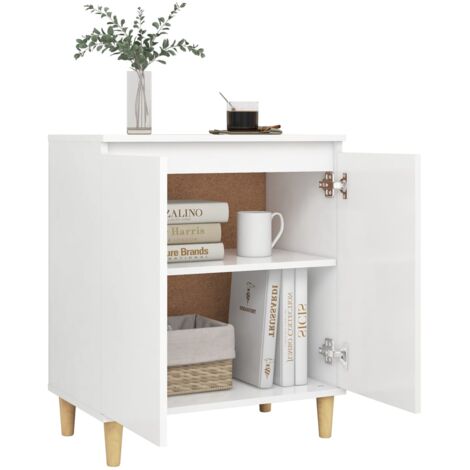 vidaXL Credenza Bianca 103,5x35x70 cm in Legno Multistrato