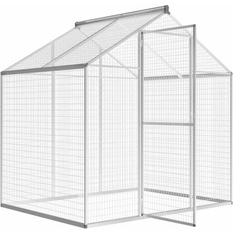 vidaXL Voliera da Giardino in Alluminio 178x122x194 cm