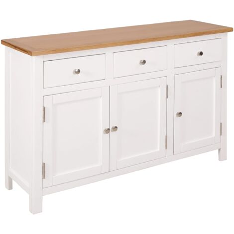Credenza 110x33,5x70 cm in Massello di Rovere