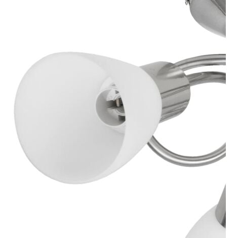 Lampada da Soffitto con Diffusori in Vetro per 3 lampadine E14