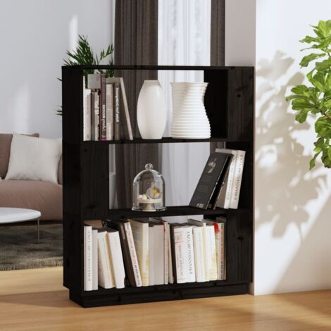 vidaXL Libreria/Divisorio Nera 100x24x94 cm