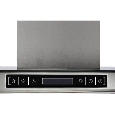 vidaXL Cappa da Cucina a Isola con Display LCD