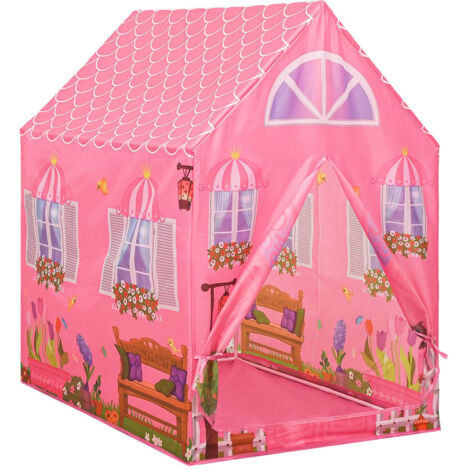 Tenda da Gioco per Bambini Rosa con 250 Palline 69x94x104 cm