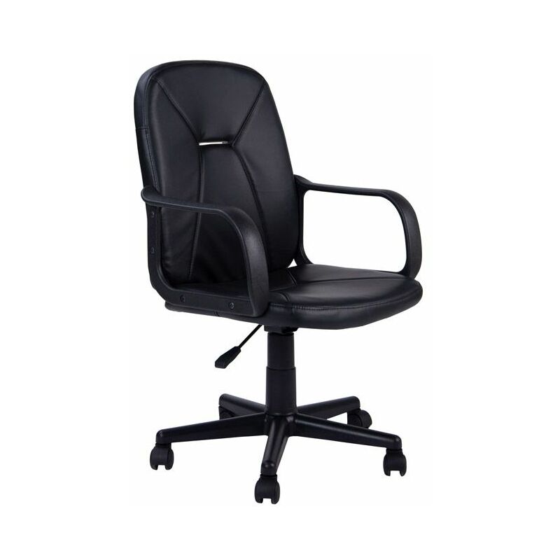 Silla de oficina Génesis Negro 55cm (ancho) x 87-96cm (alto)