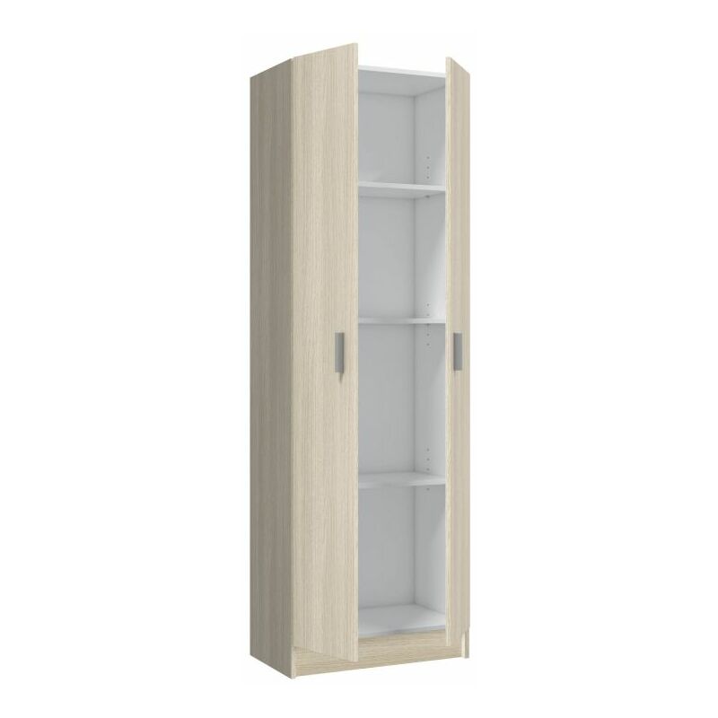 Armario multiusos 1 columna XL Roble Multiusos 58.5cm de ancho