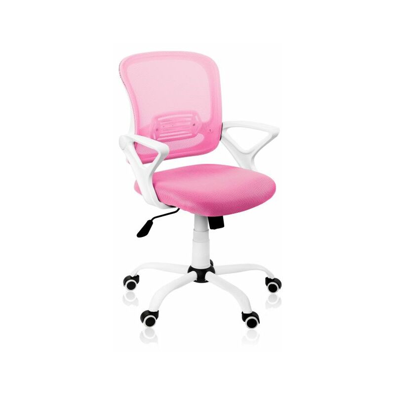 Silla de oficina Brisa Rosa claro 60cm (ancho) x 93–101cm (alto)