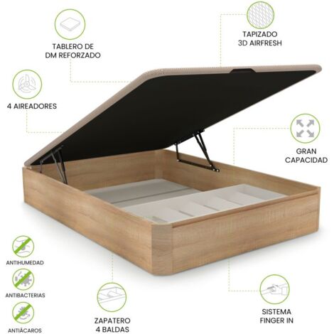 Canapé Luxury Plus 3D Roble 135x190 (1/5)
